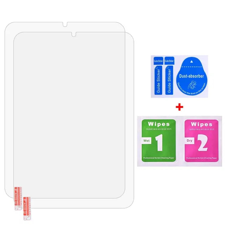 2pcs 0.3mm 9H Explosion-proof Tempered Tablet Glass Film For iPad mini 2024 For iPad Air 6 - Apple Accessories
