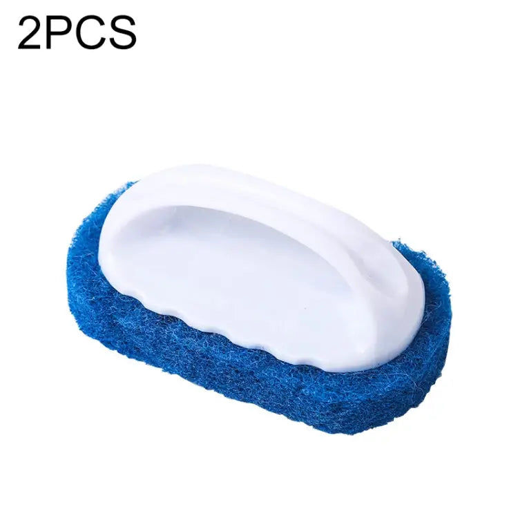 2pcs Decontamination Sponge Hard Bottom Cleaning Brushes Dry and Wet Cleaning Brush for Kitchen / Cooking Bench
