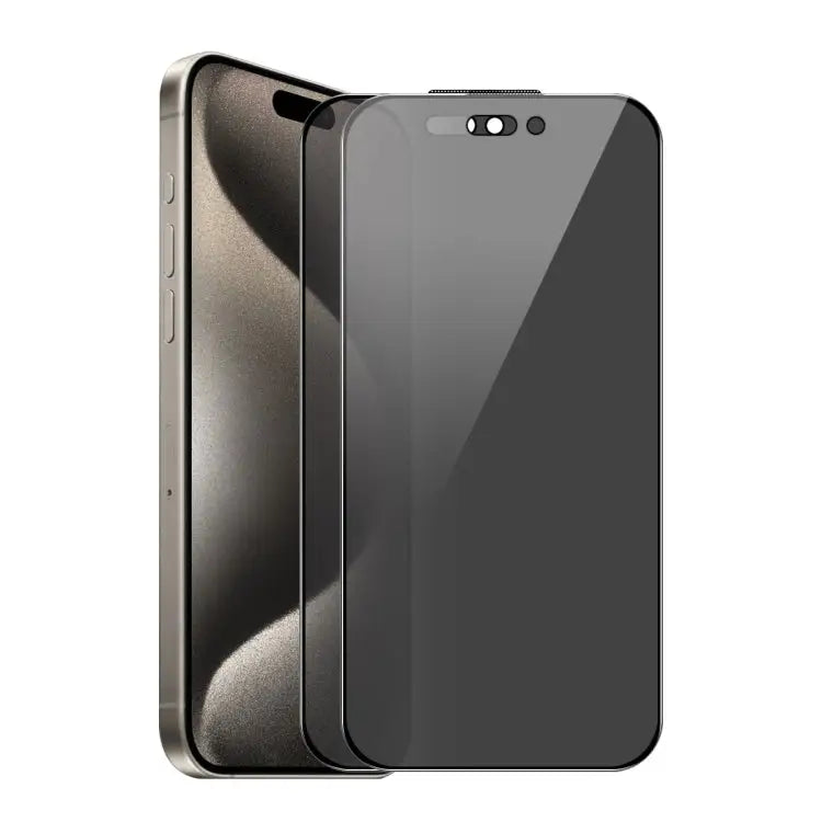 2pcs ENKAY Hat-Prince 28° Anti-peeping Tempered Glass Protector Full Screen Film For iPhone 16 Pro Max For iPhone 16