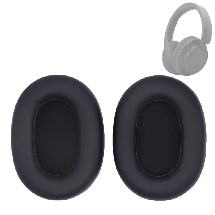 2pcs For Jabra Elite 85h Headphone Leather Case Sponge Earmuffs Earpad Protective Cover For Jabra Elite 85h - For Jabra