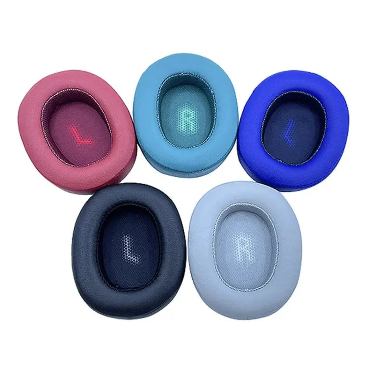 2pcs Headphone Cover Foam Cover for JBL E55BT Color: Without LR - Black / Black