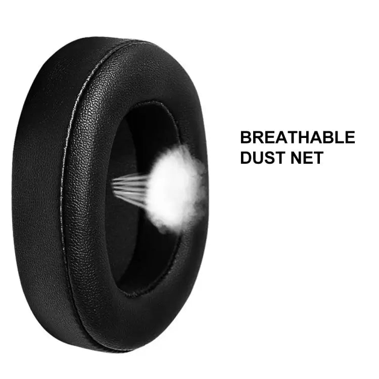 2pcs Headphone Cover Foam Cover for JBL E55BT Color: Without LR - Black / Black
