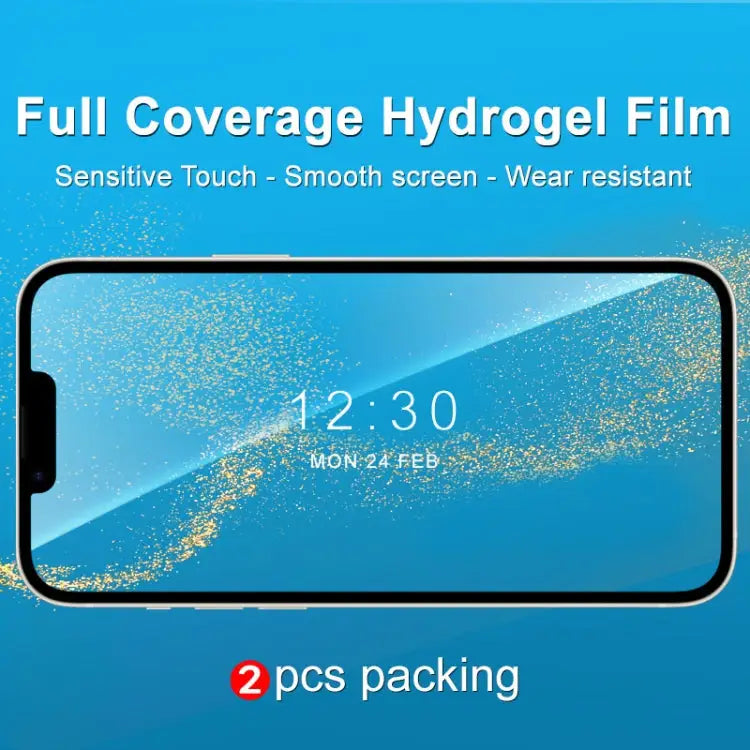 2pcs imak Curved Full Screen Hydrogel Film Protector For iPhone 14 For iPhone 14 Plus For iPhone 14 Pro For iPhone 14