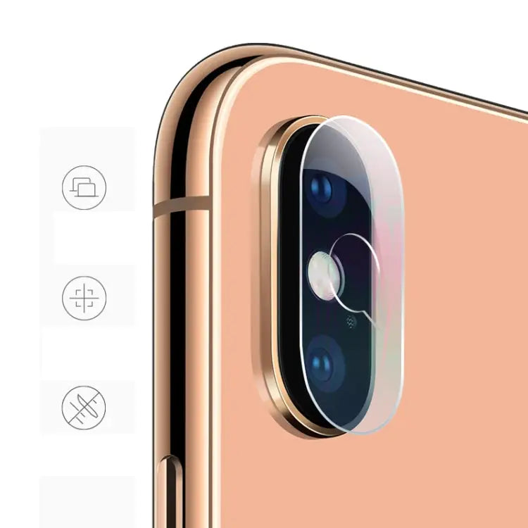 2pcs mocolo 0.15mm 9H 2.5D Round Edge Rear Camera Lens Tempered Glass Film for iphone xs / x for iphone xr for iphone