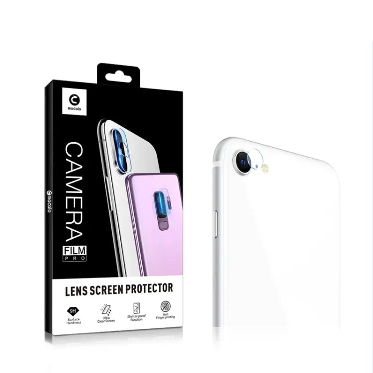 2pcs mocolo 0.15mm 9H 2.5D Round Edge Rear Camera Lens Tempered Glass Film For iPhone SE 2022 / SE 2020 - For iPhone SE