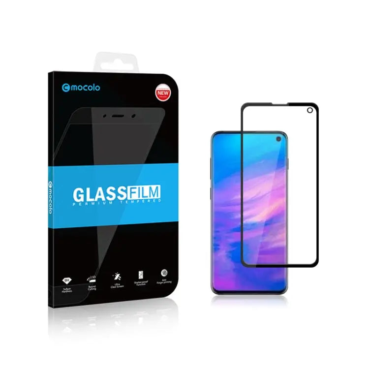 2Pcs mocolo 0.33mm 9H 2.5D Full Glue Tempered Glass Film for Samsung Galaxy S10e Galaxy S10e - Galaxy S10e