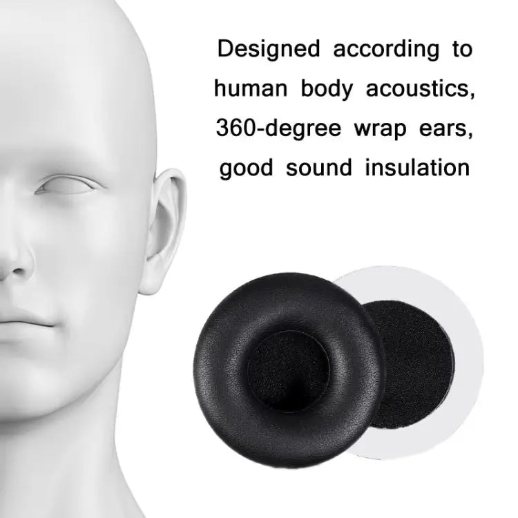 2pcs Protein Skin Sponge Earphone Cover For Beyerdynamic T51P/T50P/T51I
