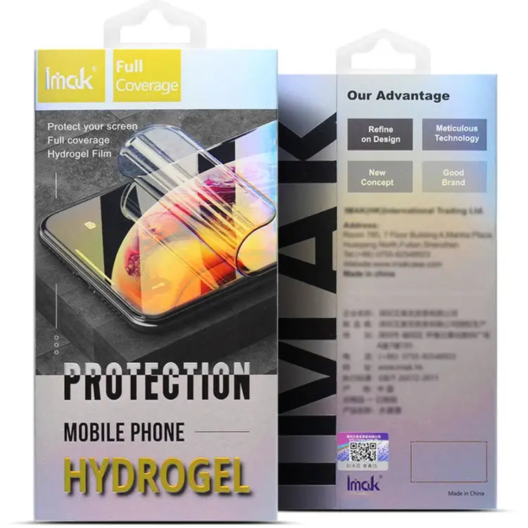2pcs/Set imak Curved Full Screen Hydrogel Film Protector For iPhone 15 Pro Max For iPhone 15 Pro For iPhone 15 Plus