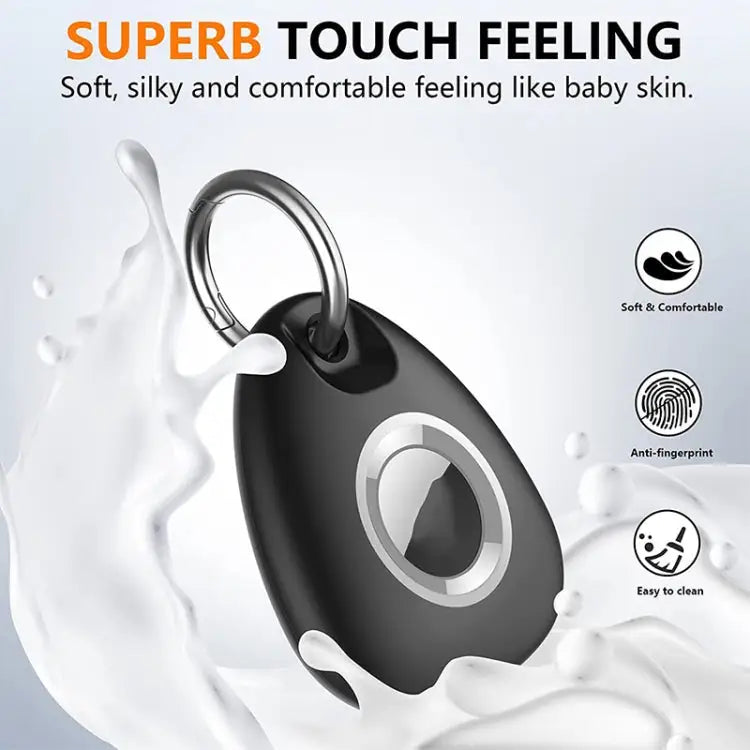 2pcs Waterproof Anti-drop Anti-lost Tracker Positioning TPU Protective Case for AirTag - Apple Accessories