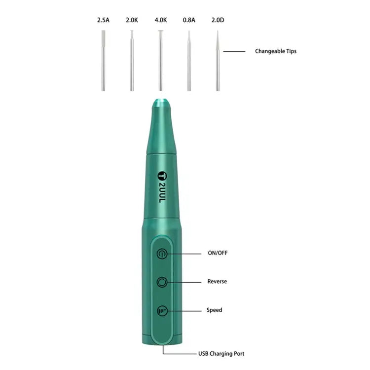 2UUL DA81 Chargeable Polish Drill Pen for Phone Repair DA81 Drill Pen - DA81 Drill Pen