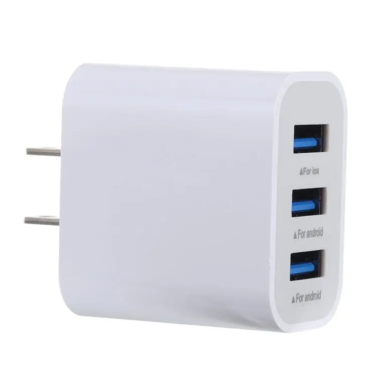 3.1A 3 USB Ports Quick Charger Travel Charger US Plug - LZ-528