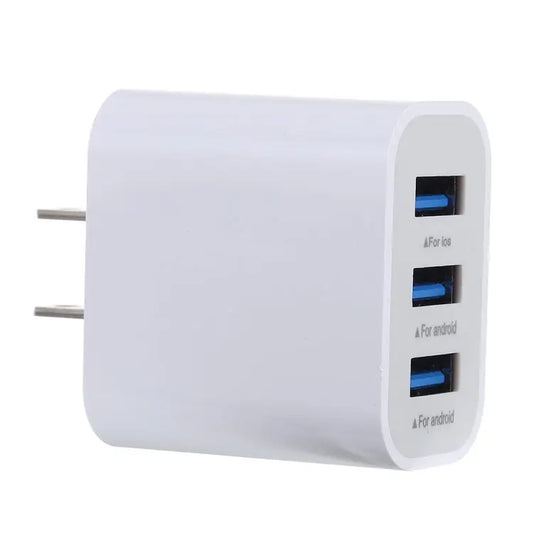 3.1A 3 USB Ports Quick Charger Travel Charger US Plug - LZ-528