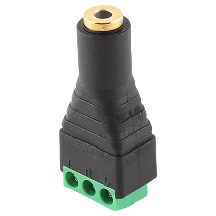 3.5mm Female Plug 3 Pin Terminal Block Stereo Audio Connector 3.5mm Female (3 Pin) - 3.5mm Female (3 Pin)