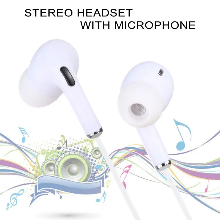 3.5mm Plug In-ear Wired Earphone with Mic Cable Length: about 1.2m 3.5mm - 3.5mm