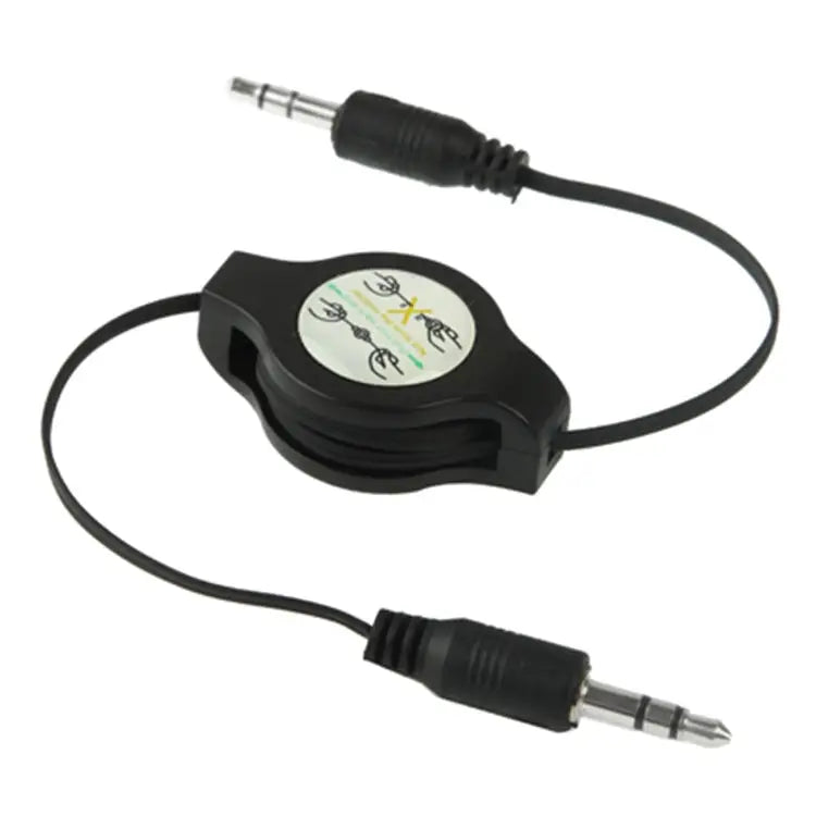 3.5mm Retractable Aux Audio Cable Compatible with Phones Tablets Headphones MP3 Player Car/Home Stereo & More Length: