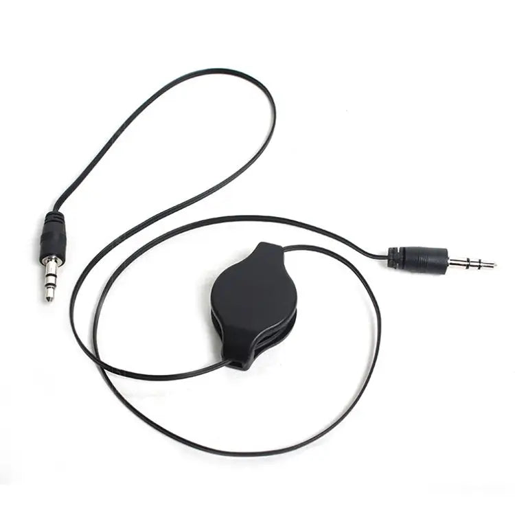3.5mm Retractable Aux Audio Cable Compatible with Phones Tablets Headphones MP3 Player Car/Home Stereo & More Length: