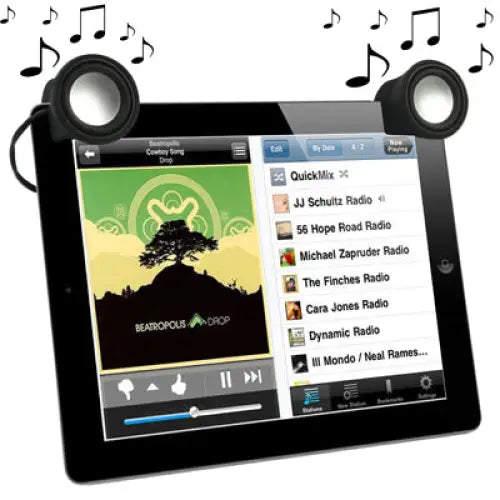 3.5mm Stereo Silicone Mini Mobile Clip Speaker for New iPad (iPad 3) / iPad 2 / iPhone 4 & 4S / Tablet PC / Laptop