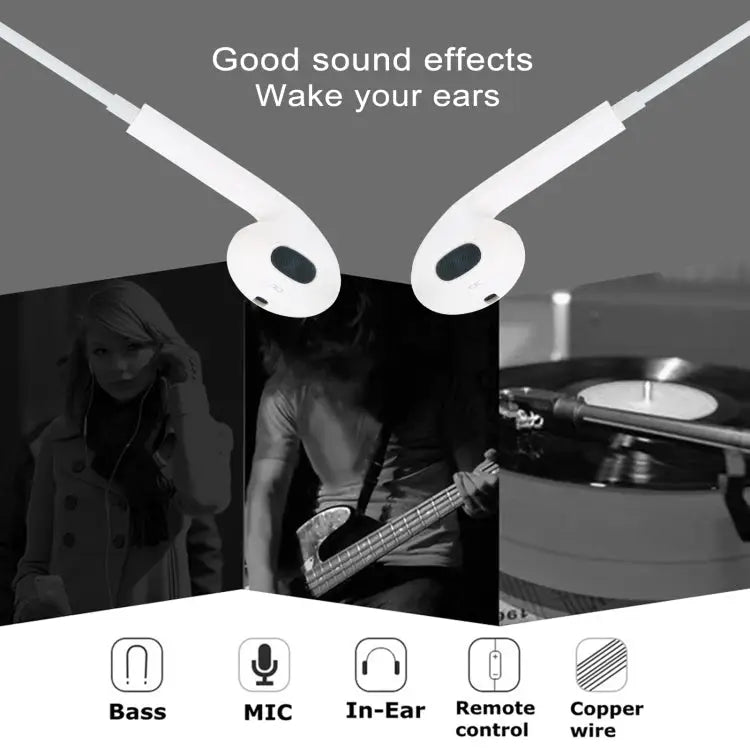 3.5mm Wired Earphone for Android Phones / PC / MP3 Player / Laptops Cable Length:1.2m