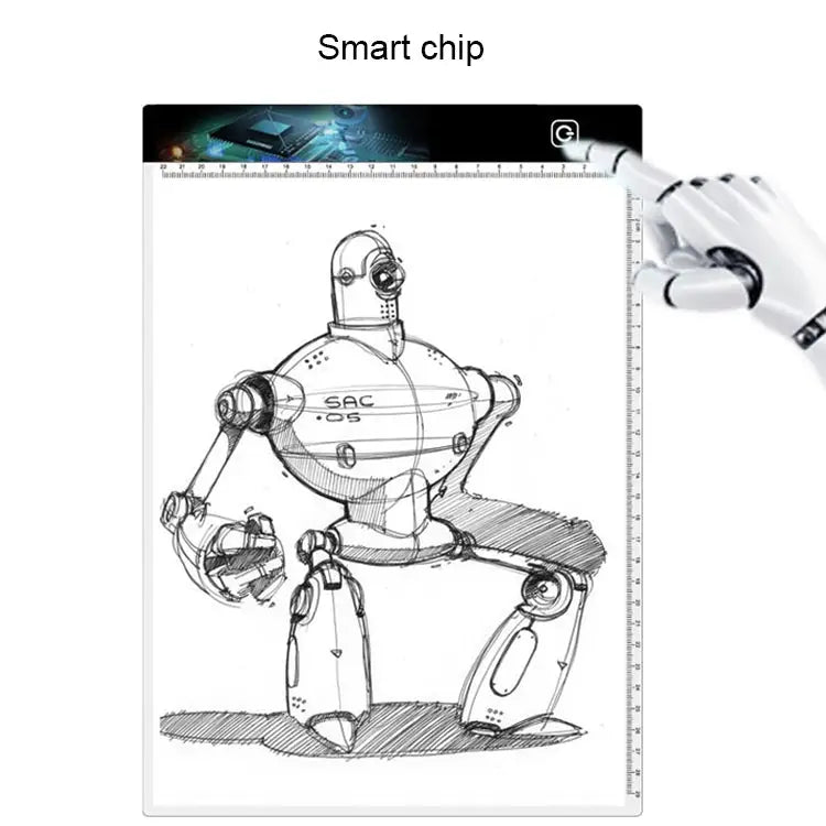 3.5W 5V LED USB Three Level of Brightness Dimmable A4 Acrylic Scale Copy Boards Anime Sketch Drawing Sketchpad with USB