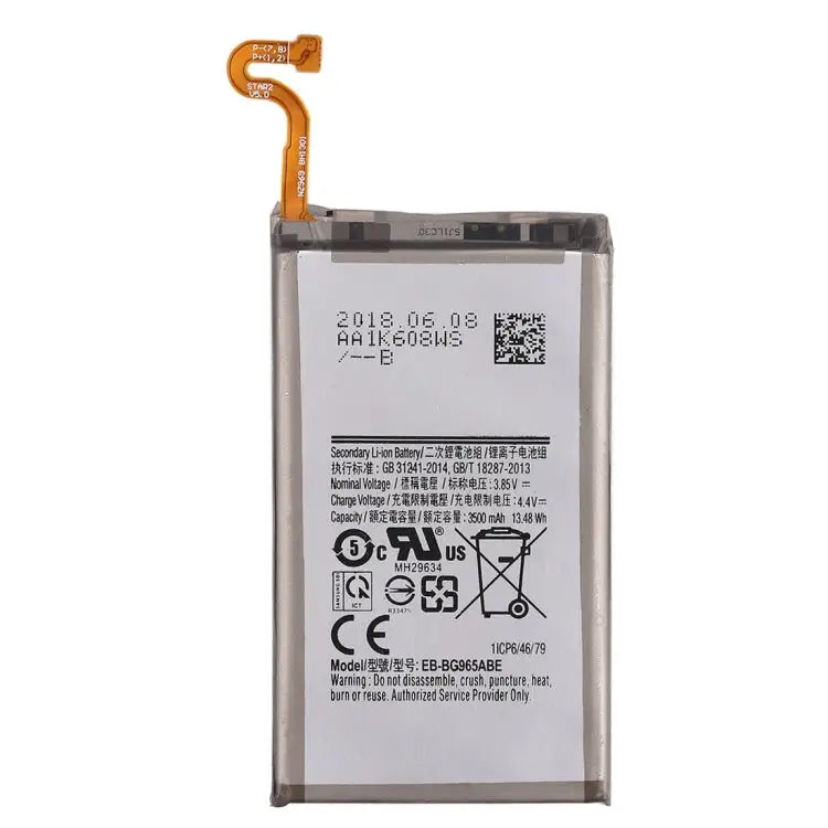 3.85V 3500mAh Rechargeable Li-ion Battery for Galaxy S9+ For S9+ - For S9+