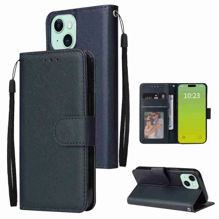 3-Card Slots Multifunctional Leather Phone Case For iPhone 16 For iPhone 15 Pro Max For iPhone 15 Pro For iPhone 15