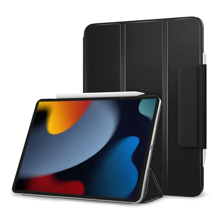 3-fold Double-sided Clip Buckle Magnetic Smart Tablet Case For iPad mini 6 / mini 2024 For iPad 10th Gen 10.9 2022