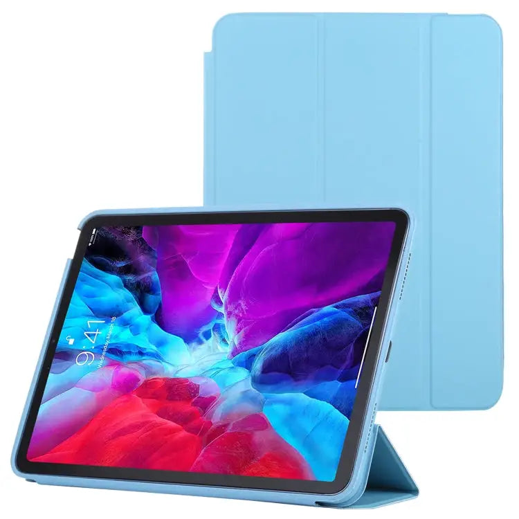 3-fold Horizontal Flip Smart Leather Case with Sleep / Wake-up Function & Holder For iPad Air 2022 / 2020 10.9