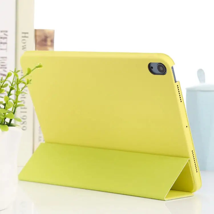 3-fold Horizontal Flip Smart Leather Case with Sleep / Wake-up Function & Holder For iPad Air 2022 / 2020 10.9 - Apple