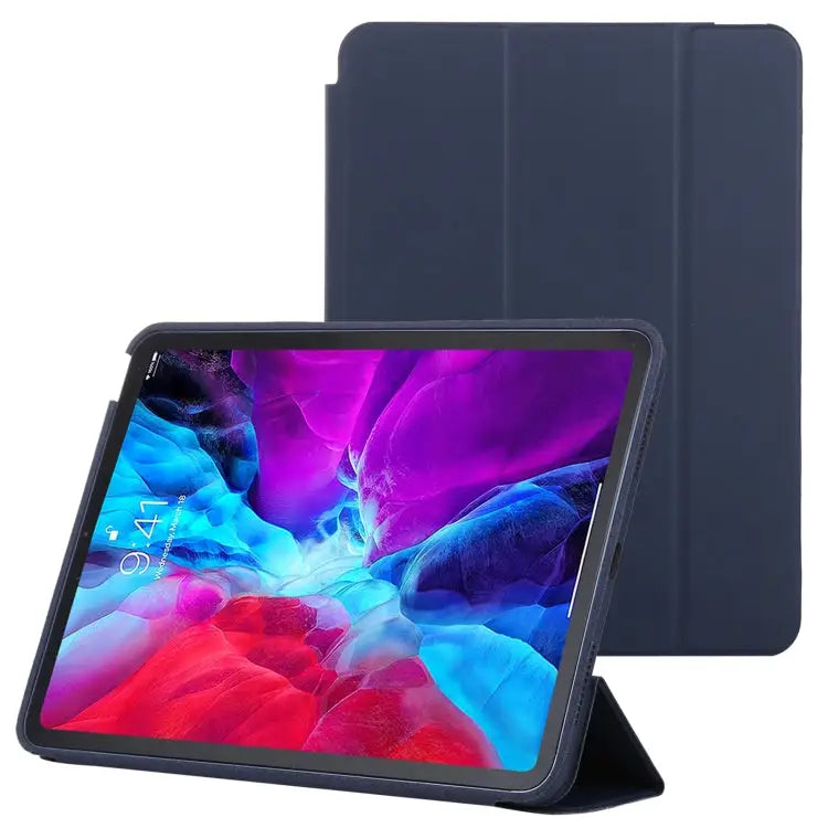 3-fold Horizontal Flip Smart Leather Case with Sleep / Wake-up Function & Holder For iPad Air 2022 / 2020 10.9