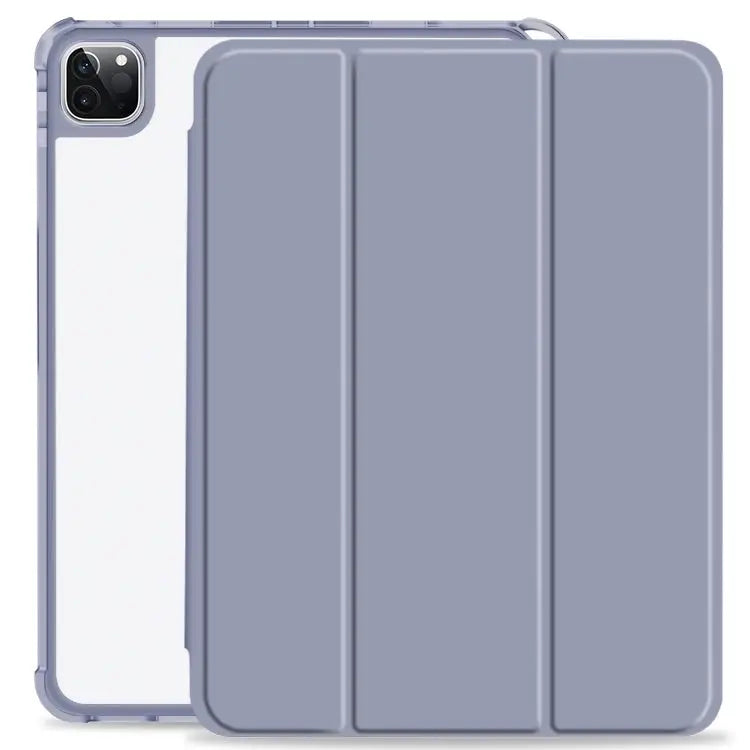 3-fold Shockproof Smart Leather Tablet Case For iPad Pro 11 2022 / 2021 / 2020 For iPad Pro 12.9 2022 / 2021 / 2020