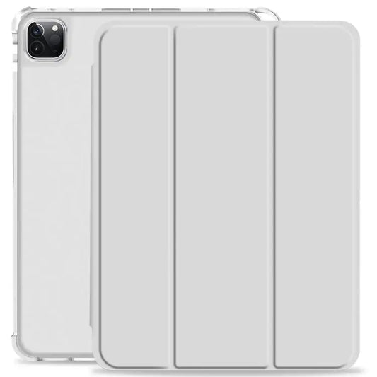 3-fold Shockproof Smart Leather Tablet Case For iPad Pro 11 2022 / 2021 / 2020 For iPad Pro 12.9 2022 / 2021 / 2020