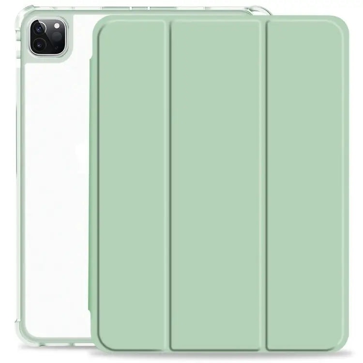3-fold Shockproof Smart Leather Tablet Case For iPad Pro 11 2022 / 2021 / 2020 For iPad Pro 12.9 2022 / 2021 / 2020