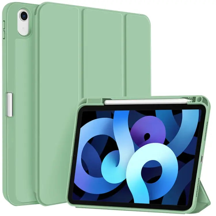 3-fold TPU Smart Leather Tablet Case with Pen Slot For iPad Pro 11 2022 / 2021 / 2020 For iPad Air 5 / 4 For iPad 10.2