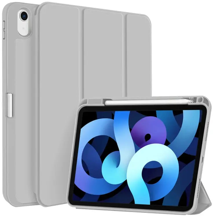 3-fold TPU Smart Leather Tablet Case with Pen Slot For iPad Pro 11 2022 / 2021 / 2020 For iPad Air 5 / 4 For iPad 10.2
