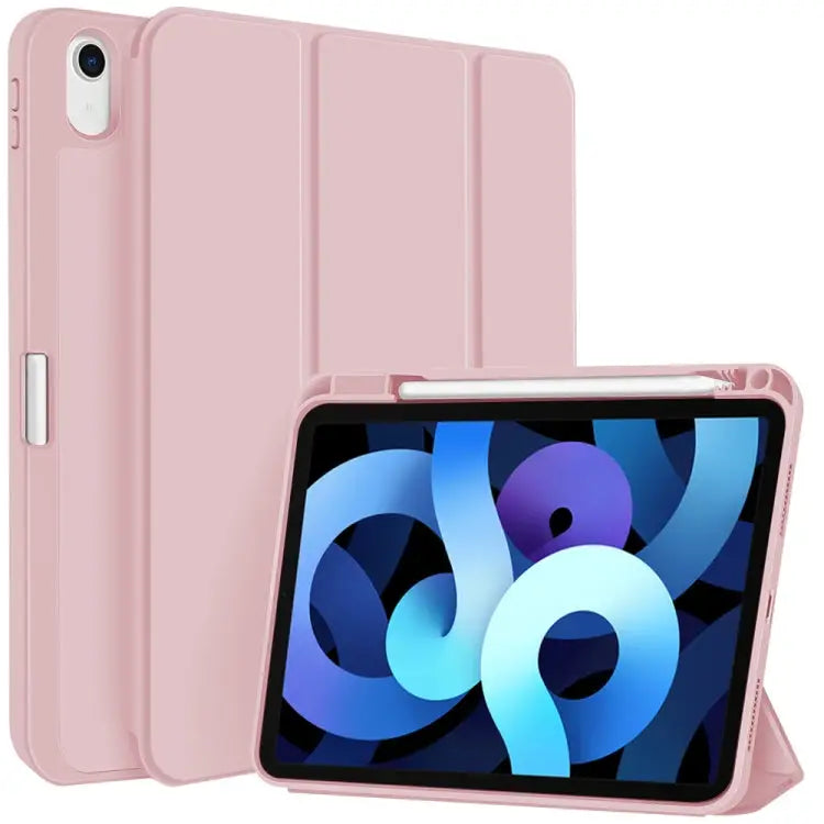 3-fold TPU Smart Leather Tablet Case with Pen Slot For iPad Pro 11 2022 / 2021 / 2020 For iPad Air 5 / 4 For iPad 10.2