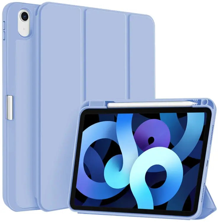 3-fold TPU Smart Leather Tablet Case with Pen Slot For iPad Pro 11 2022 / 2021 / 2020 For iPad Air 5 / 4 For iPad 10.2