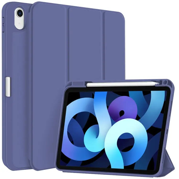 3-fold TPU Smart Leather Tablet Case with Pen Slot For iPad Pro 11 2022 / 2021 / 2020 For iPad Air 5 / 4 For iPad 10.2