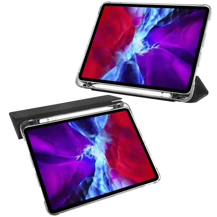 3-folding Horizontal Flip PU Leather + Shockproof TPU Case with Holder & Pen Slot For iPad Pro 11 (2020) / iPad Pro