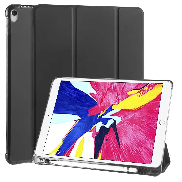 3-folding Horizontal Flip PU Leather + Shockproof TPU Case with Holder & Pen Slot For iPad Pro 11 (2020) / iPad Pro
