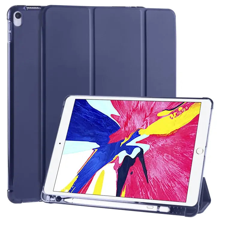 3-folding Horizontal Flip PU Leather + Shockproof TPU Case with Holder & Pen Slot For iPad Pro 11 (2020) / iPad Pro