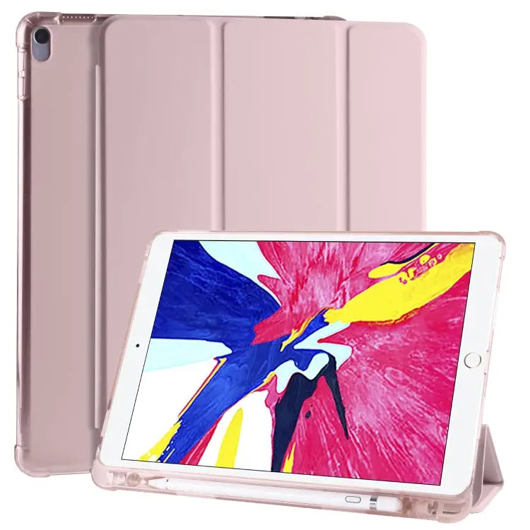 3-folding Horizontal Flip PU Leather + Shockproof TPU Case with Holder & Pen Slot For iPad Pro 11 (2020) / iPad Pro