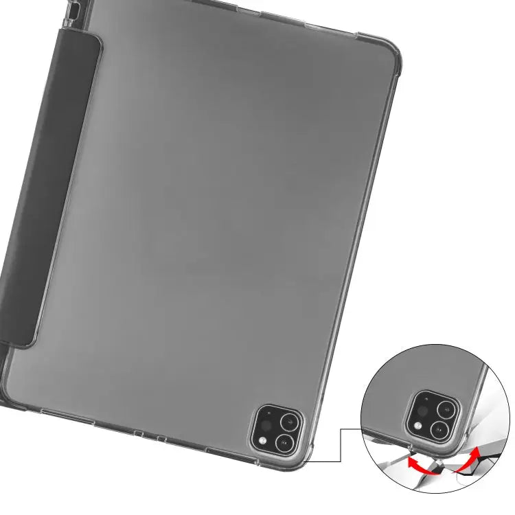 3-folding Horizontal Flip PU Leather + Shockproof TPU Case with Holder & Pen Slot For iPad Pro 11 (2020) / iPad Pro