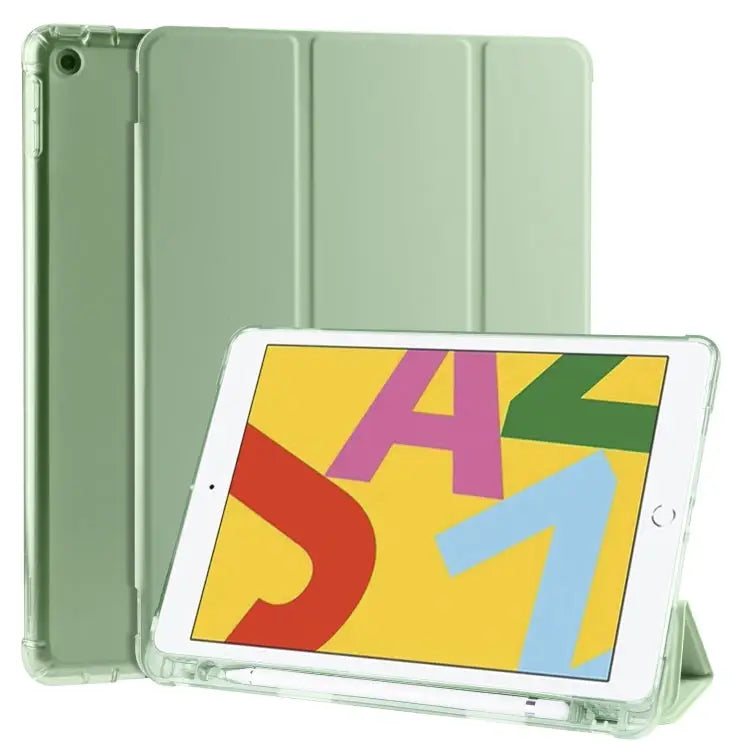 3-folding Horizontal Flip PU Leather + Shockproof TPU Case with Holder & Pen Slot For iPad Pro 11 (2020) / iPad Pro