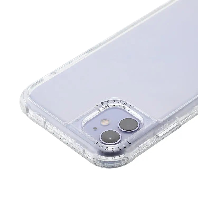 3 In 1 Dreamland PC + TPU Solid Color Transparent Border Protective Case For iPhone 12 mini For iPhone 12 / 12 Pro