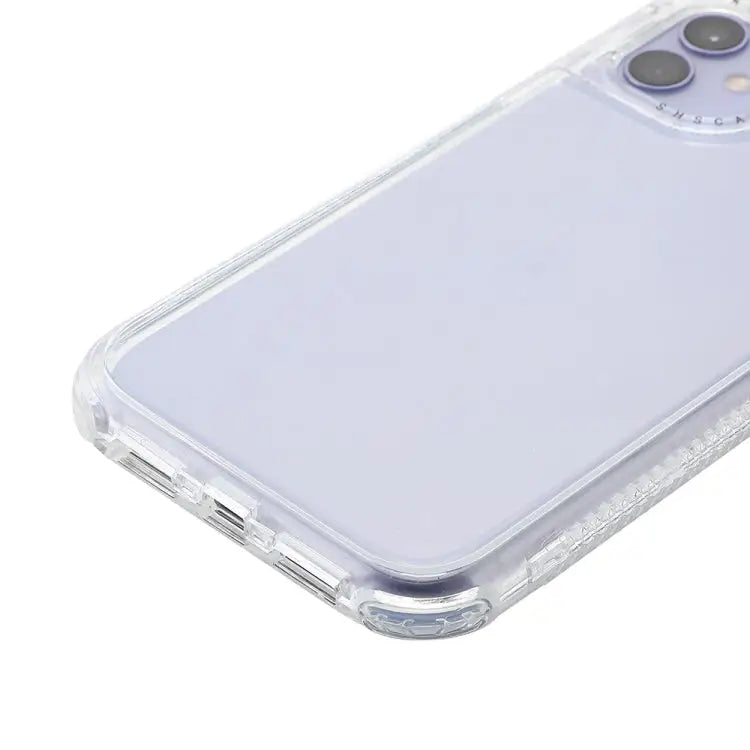 3 In 1 Dreamland PC + TPU Solid Color Transparent Border Protective Case For iPhone 12 mini For iPhone 12 / 12 Pro