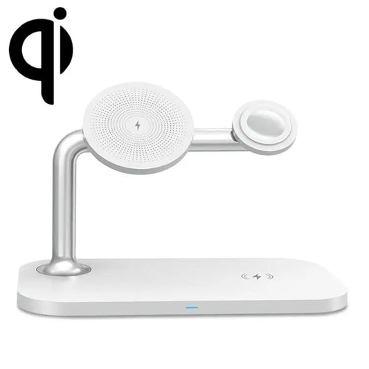3 In 1 Magnetic Wireless Charger For iPhone12/13/14/15/16&iWatch&AirPods - 3 In 1 White / White