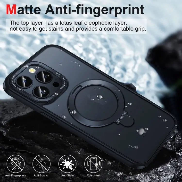 3 in 1 Skin Feel MagSafe Holder Phone Case For iPhone 14 Pro Max For iPhone 14 Pro For iPhone 14 For iPhone 14 Plus