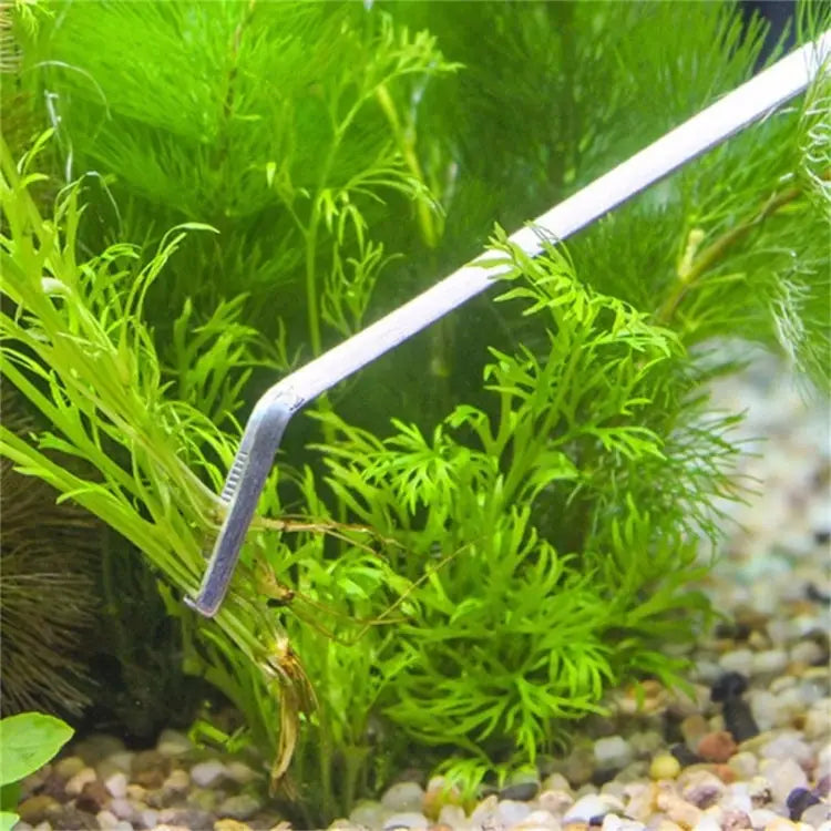 3 in 1 Stainless Steel Scissors Tweezers and Clip Tree Plant Grass Miniatures Aquarium Fish Tank Landscape Trim Tools 3