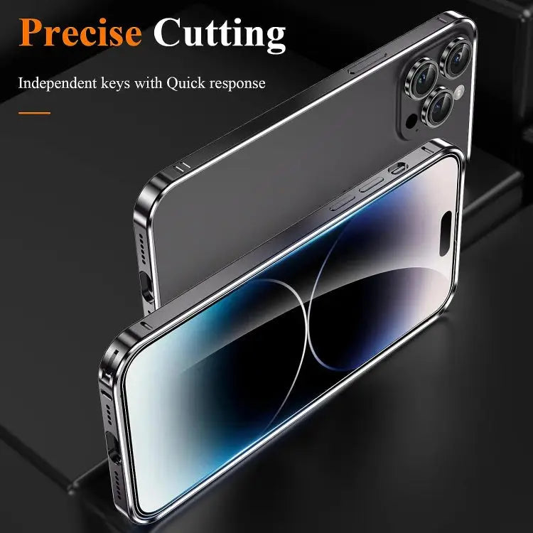 3 in 1 Ultra-thin Metal Frame + Lens + Film Phone Protection Set For iPhone 14 Pro For iPhone 14 Pro Max - Apple
