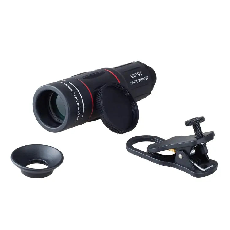 3 in 1 Universal 18X Telephoto Lens + Tripod Mount + Mobile Phone Clip APL-T18ZJ - APL-T18ZJ